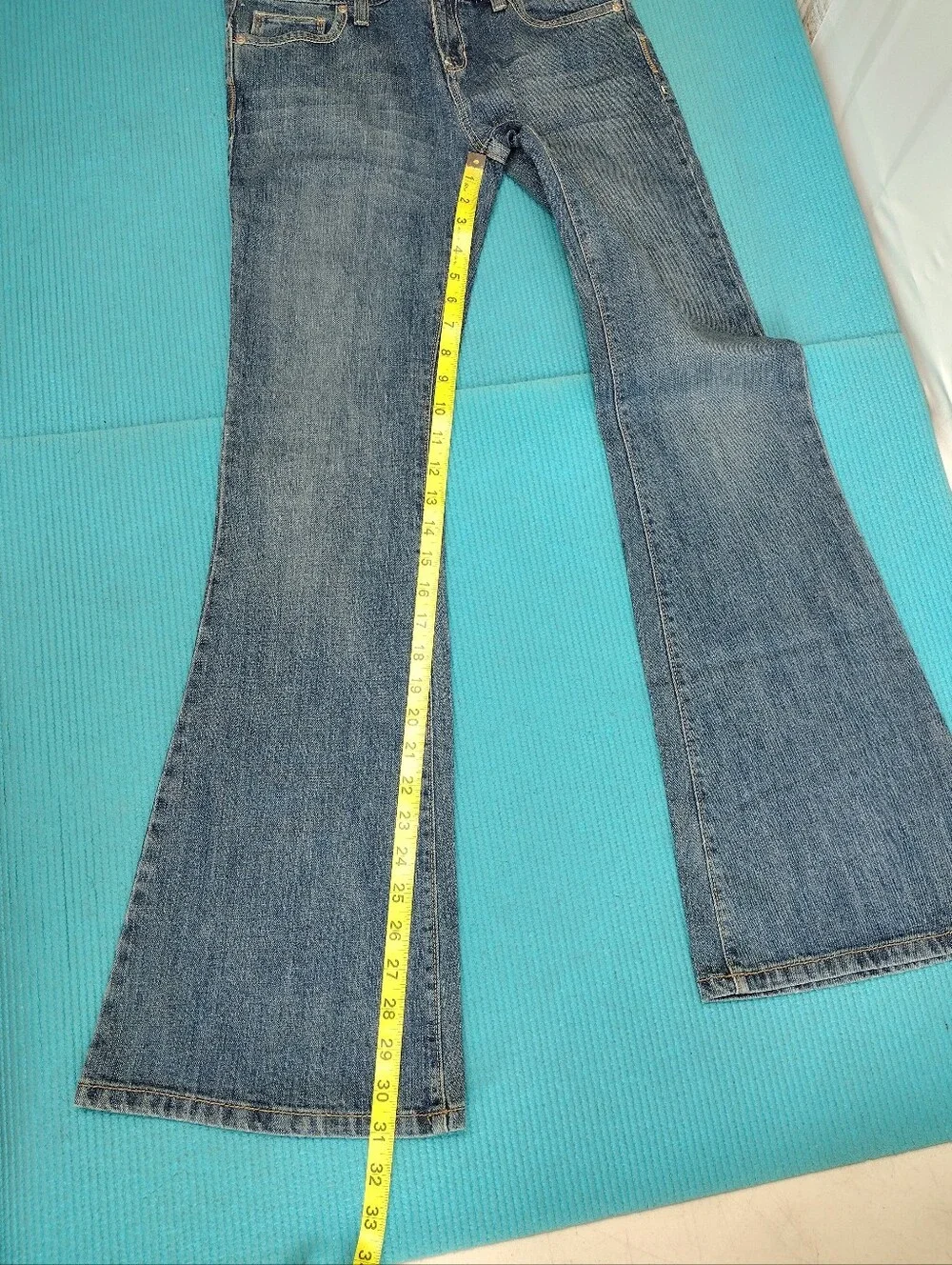 NWT Old Navy Girls Flare Stretch Jeans Adjustable - 14